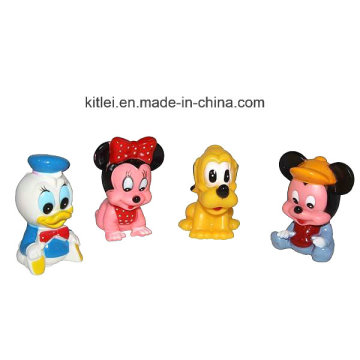Mini Novelty Cartoon Animal Figure Kids Baby Inflatable Kitty Teddy Bear Plastic Toys